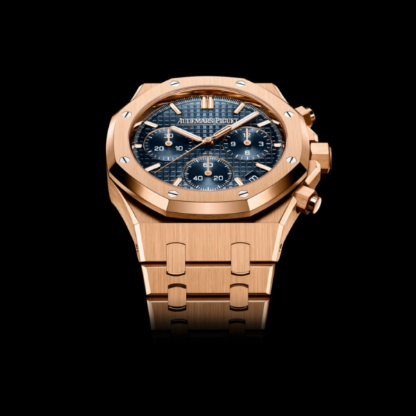 Audemars Piguet Royal Oak Chronograph 26240OR Blue Dial Rose Gold 41mm