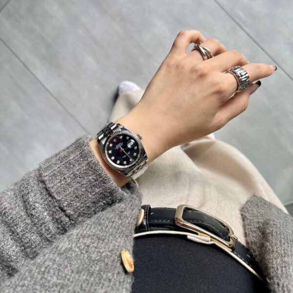 Rolex Datejust 126234 Black Diamond Dial Steel 36mm