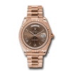 Rolex Day Date 228235 Roman Chocolate Dial Everose Gold 40mm