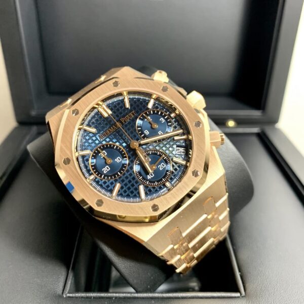Audemars Piguet Royal Oak Chronograph 26240OR Blue Dial Rose Gold 41mm
