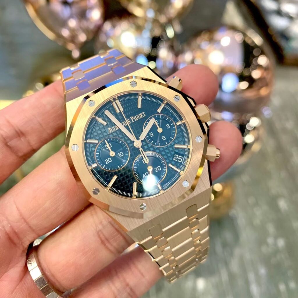 Audemars Piguet Royal Oak Chronograph 26240OR Blue Dial Rose Gold 41mm Audemars Piguet Royal Oak Chronograph 26240OR Blue Dial Rose Gold 41mm