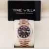 Rolex Day Date 228235 Chocolate Baguette Dial Everose Gold 40mm