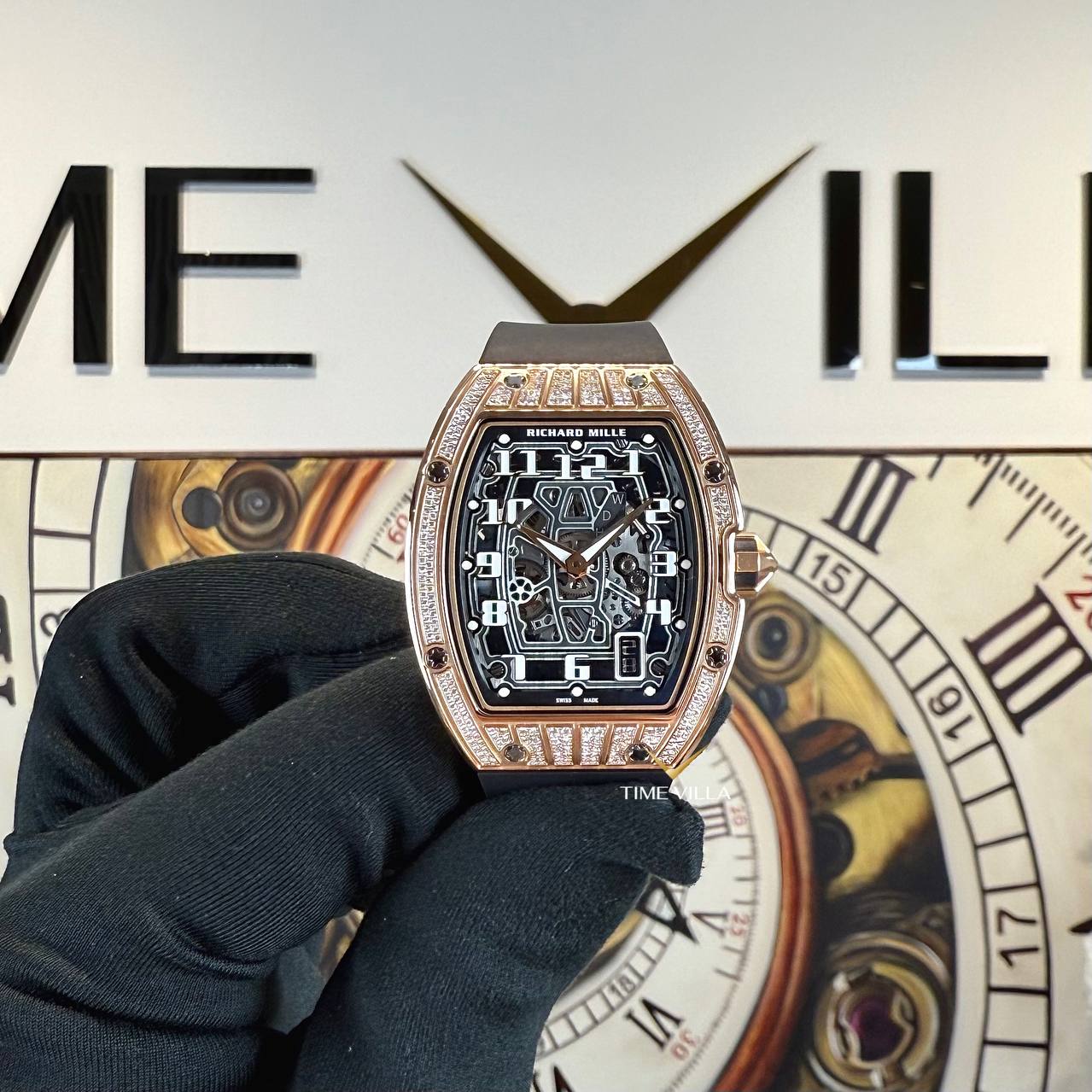 Đồng Hồ RM67-01 RG Medium Factory Diamond Set