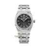 Audemars Piguet Ladies Royal Oak 67650ST Quartz Black Dial Steel 33mm