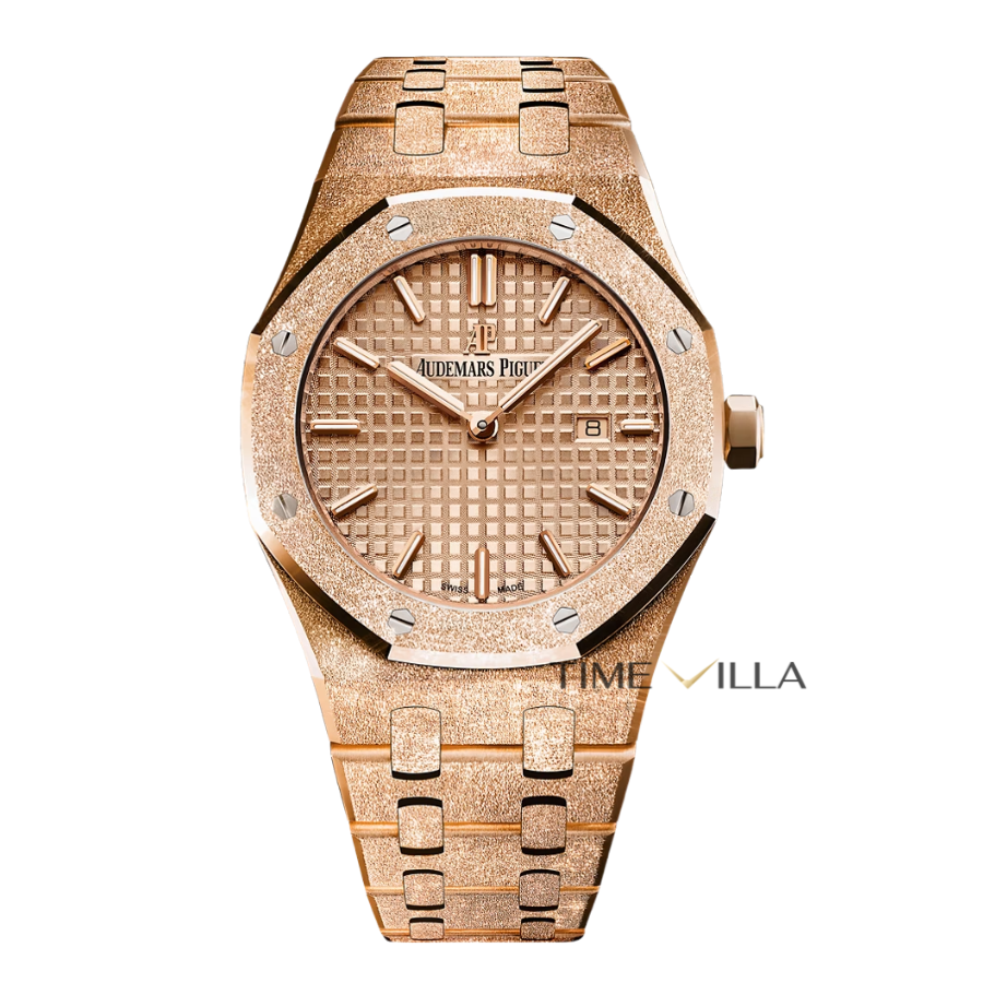 Audemars Piguet Ladies Royal Oak 67653OR Quartz Frosted Gold 33mm Audemars Piguet Ladies Royal Oak 67653OR Quartz Frosted Gold 33mm