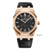 Audemars Piguet Royal Oak 15500OR Black Dial Rosegold Leather 41mm