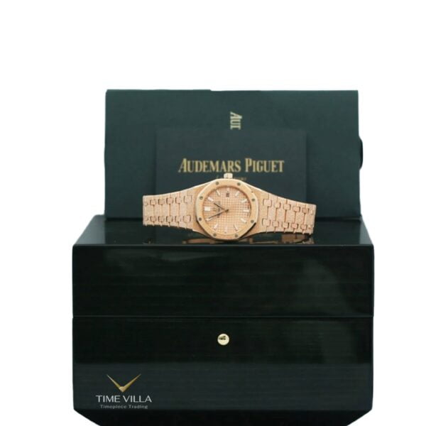 Audemars Piguet Royal Oak 33 Quartz Frosted Gold 67653OR