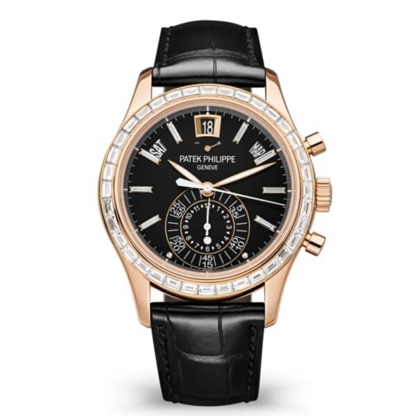 Patek Philippe Complications 5961R-010 Rose Gold Black Baguette