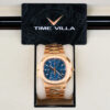 Patek Philippe Nautilus 5990/1R-001 Rose Gold Time Travel Blue
