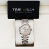 Rolex Datejust 126231 Rose Gold Steel Silver Fluted Motif Dial 36mm