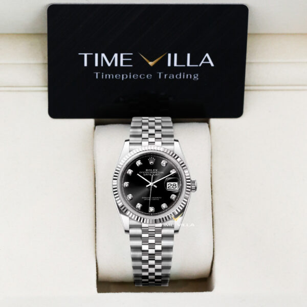 Rolex Datejust 126234 Black Diamond Dial Steel 36mm