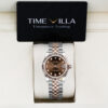 Rolex Datejust Ladies 278271 Chocolate Diamond Dial Rose Gold Steel 31mm