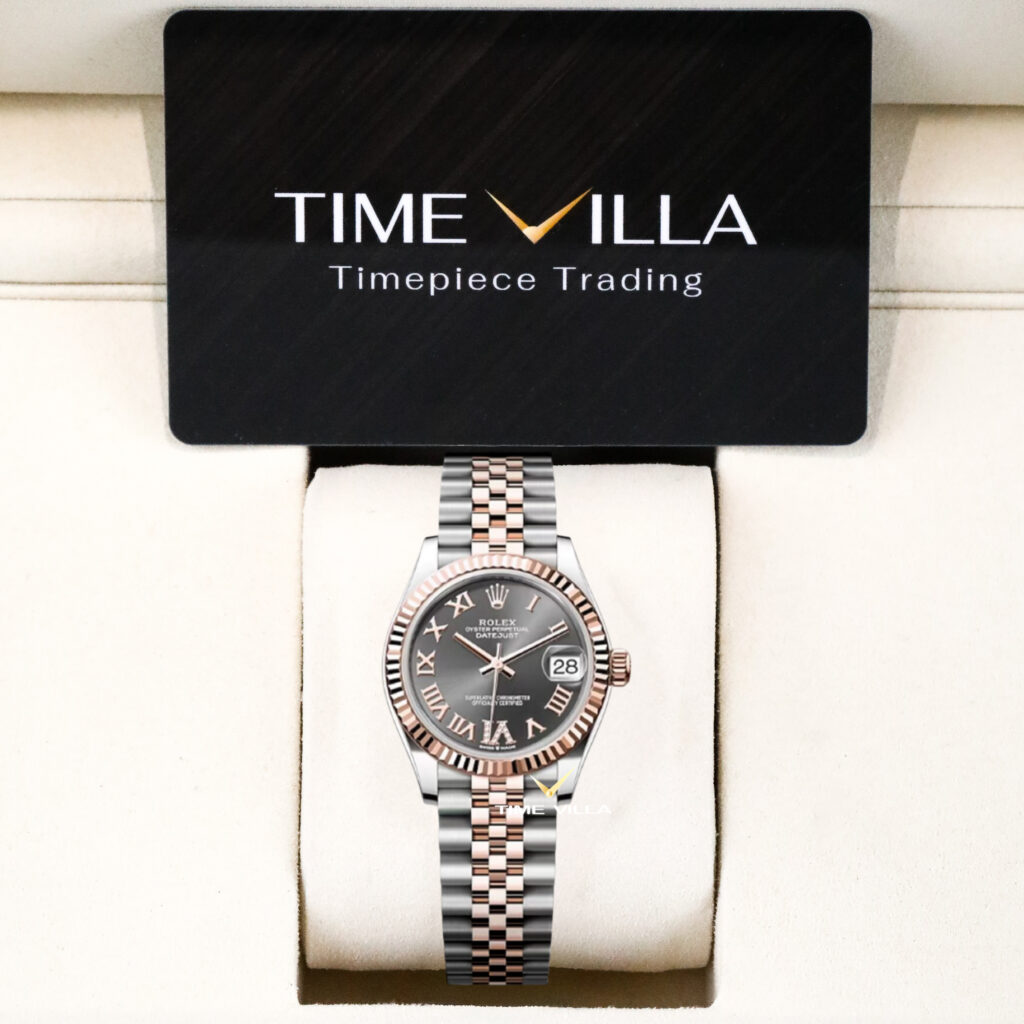 Rolex Datejust Ladies 278271 Grey Roman Dial Gold Steel 31mm Rolex Datejust Ladies 278271 Grey Roman Dial Gold Steel 31mm