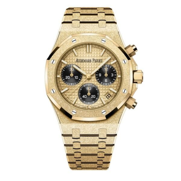 Audemars Piguet Royal Oak Chronograph Frosted Yellow Gold 26240BA