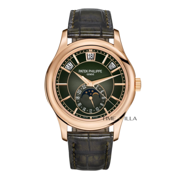 Patek Philippe Compications 5205R-011 Rose Gold Moon Phases Green Last Edition