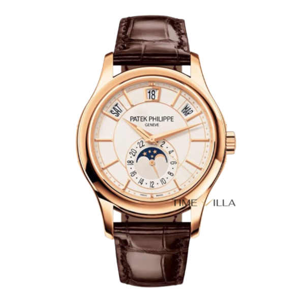 Patek Philippe Complications 5205R-001 White Dial Rose Gold Moonphase