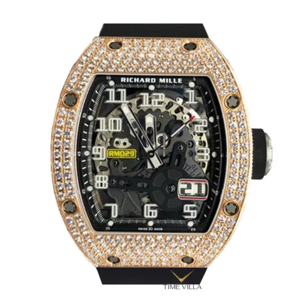 RM029 Rose Gold Full Factory Diamond