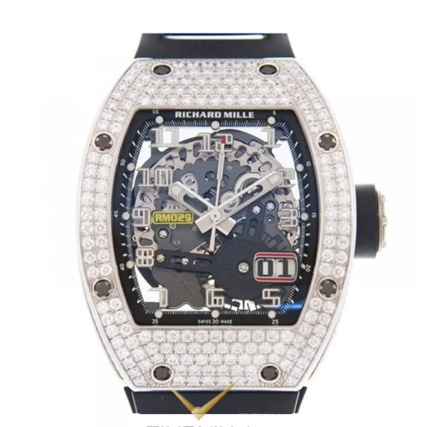 RM029 Titanium Full Factory Diamond_