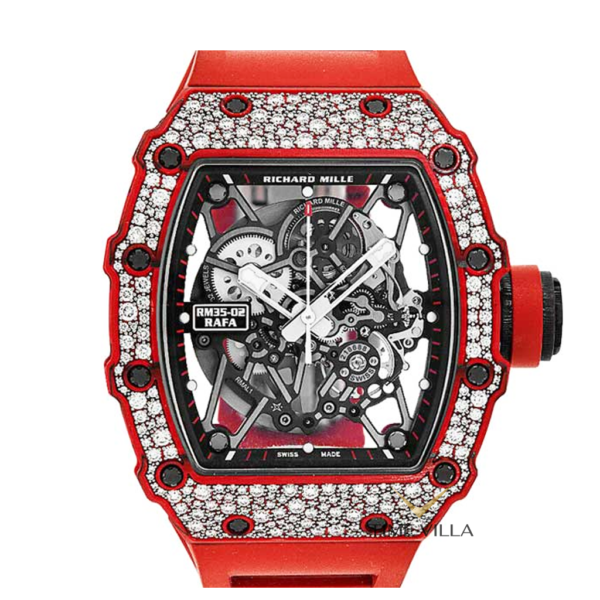 RM35-02 Rafael Nadal Snowflake Red Quartz TPT
