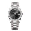 ROLEX Day-Date 40 228349RBR Black Oyster White Gold And Diamonds