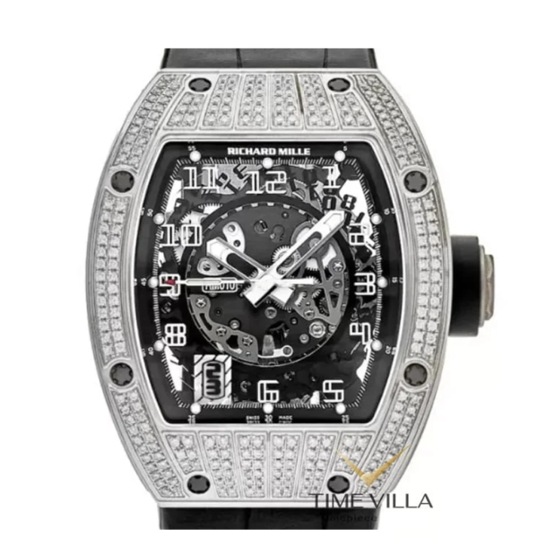 Richard Mille RM010 White Gold Medium Diamond_
