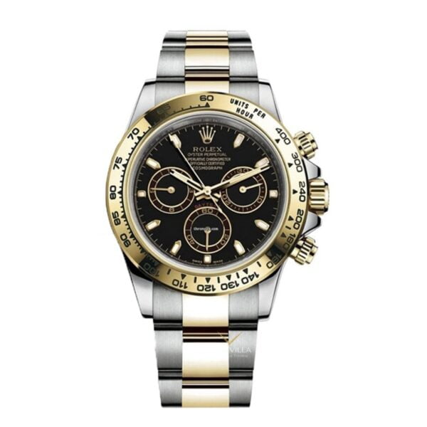 Rolex Cosmograph Daytona Black Dial Two Tone 116503