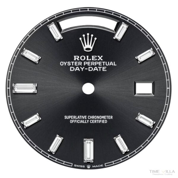 Rolex Day-date 228239 Black Baguette White Gold