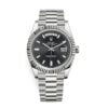 Rolex Day-date 228239 Black Baguette White Gold
