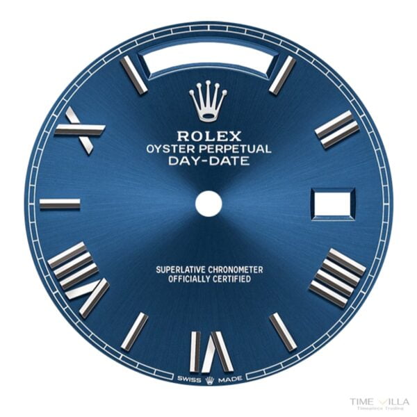 Rolex Day-date 228239 Blue Roman White Gold