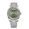 Rolex Day-date 228239 Olive Roman White Gold