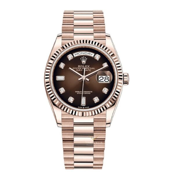Rolex Day-date Ombre Diamond Everose Gold 128235