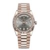 Rolex Day-date Rohdium Diamond Everose Gold 128235