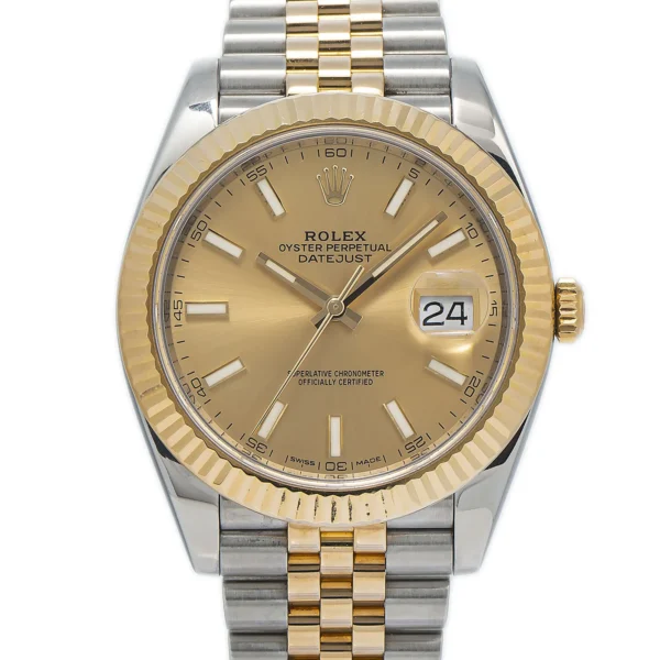 Rolex Datejust 126233 Champagne Dial Gold Steel