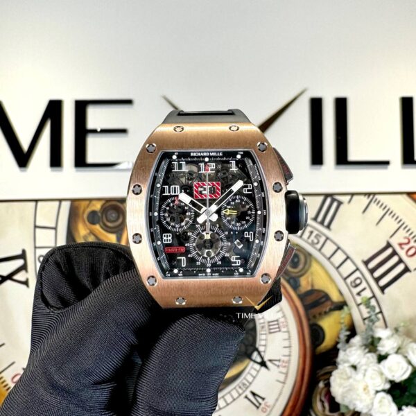 RM011 Automatic Flyback Chronograph Felipe Massa Rose Gold Titanium