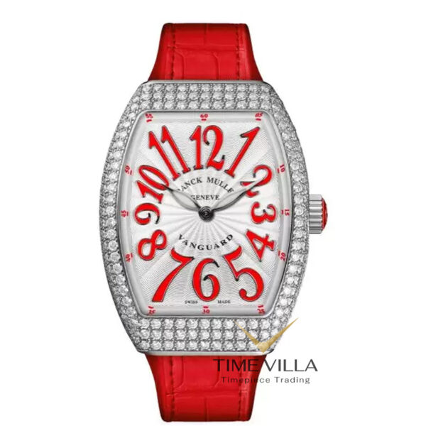 Franck Muller Vanguard V32 Diamond Bezel Red