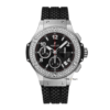 Hublot Bigbang Black Dial Bezel Diamond Steel Chronograph 41mm