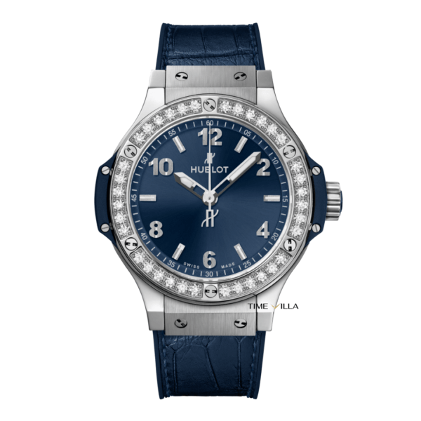 Hublot Bigbang Steel Diamond Bezel Navy Blue 38mm