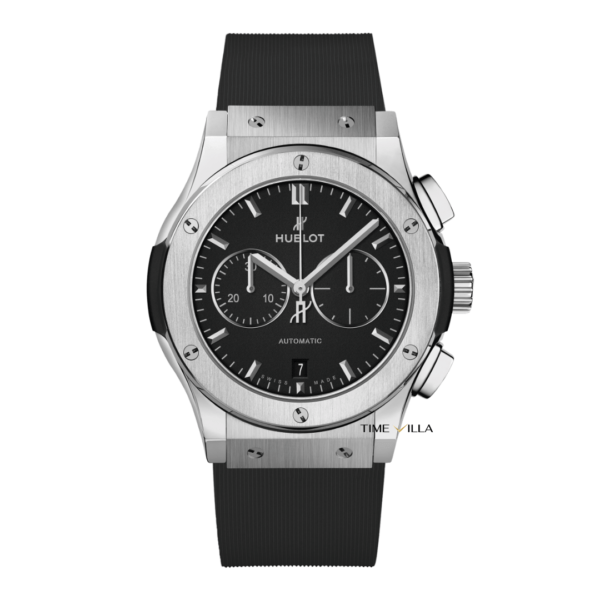 Hublot Classic Fusion Chronograph Black Titanium Rubber 42mm