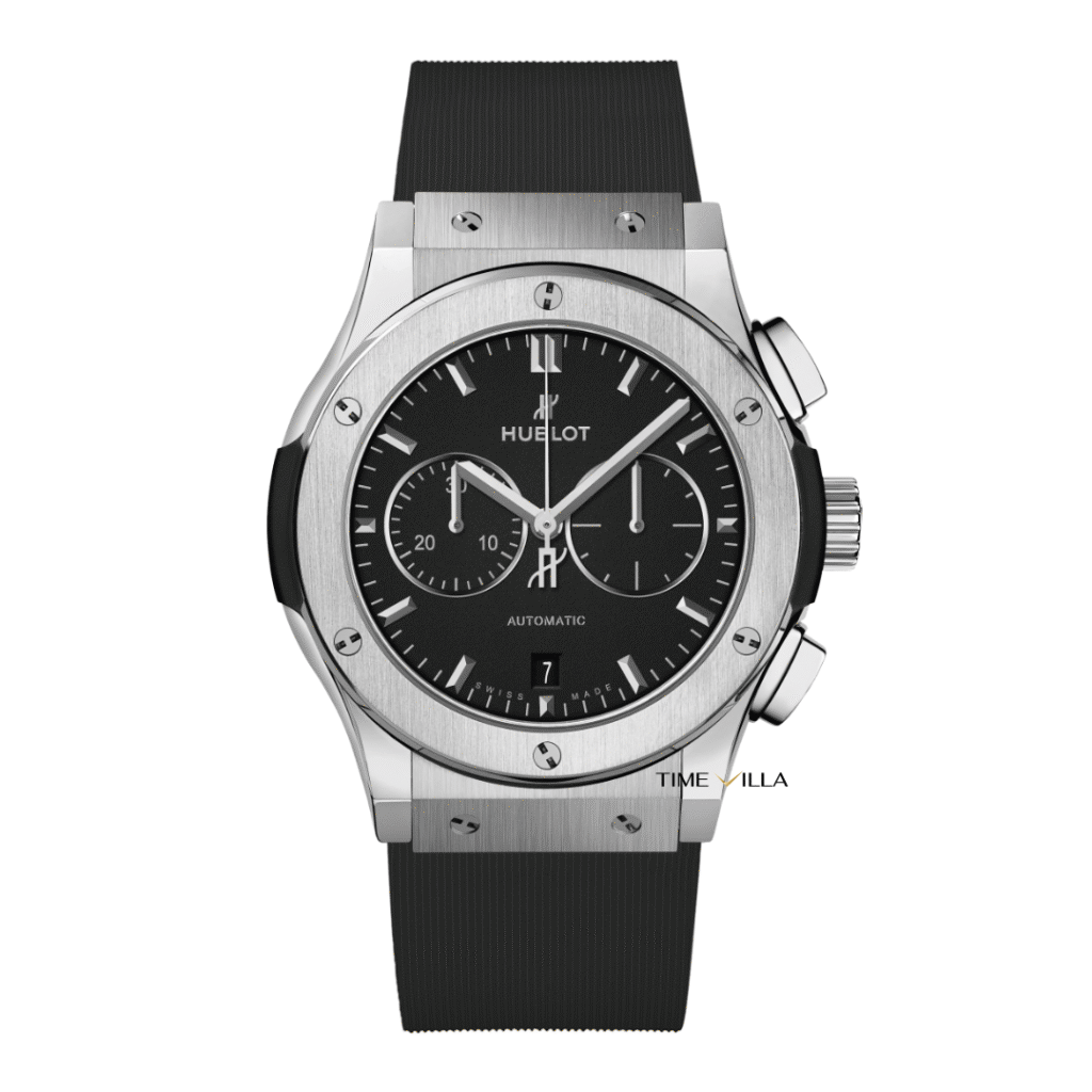Hublot Classic Fusion Chronograph Black Titanium Rubber 42mm Hublot Classic Fusion Chronograph Black Titanium Rubber 42mm