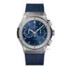 Hublot Classic Fusion Chronograph Blue Titanium Rubber 42mm