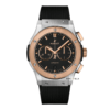 Hublot Classic Fusion Chronograph Gold Bezel Titanium Rubber 42mm