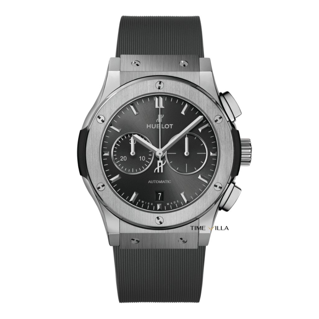 Hublot Classic Fusion Chronograph Grey Titanium Rubber 42mm Hublot Classic Fusion Chronograph Grey Titanium Rubber 42mm