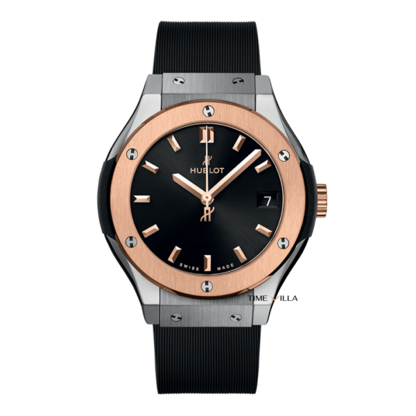 Hublot Classic Fusion Gold Bezel Titanium 33mm