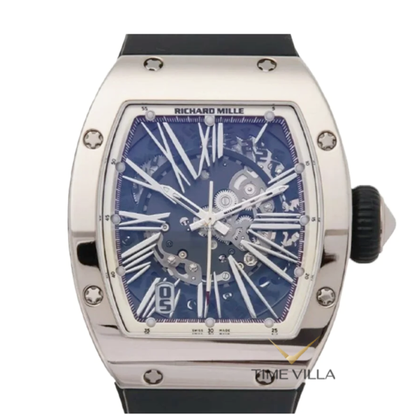 RM023 White Gold White Dial