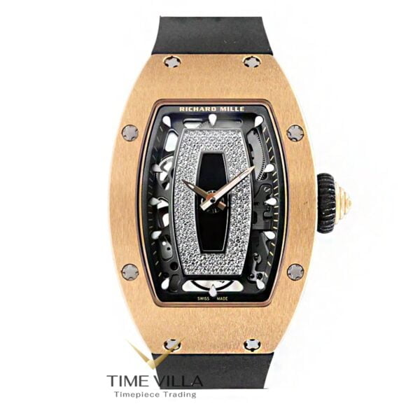 Richard Mille Ladies RM 07-01 Rose Gold Black Lip