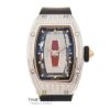 RM07-01 White Gold Medium Diamond Set Red Lip