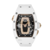 Richard Mille RM037 Rose Gold White Ceramic Black Lip