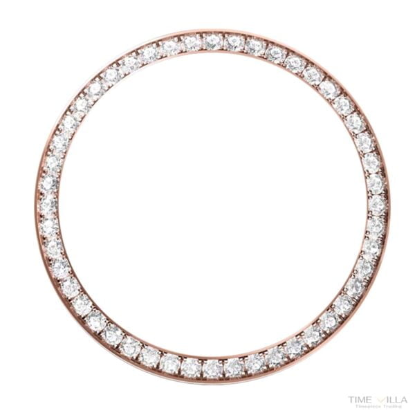 Rolex Day-Date 40 Rose Gold Watch Pave Diamond Dial 228345RBR