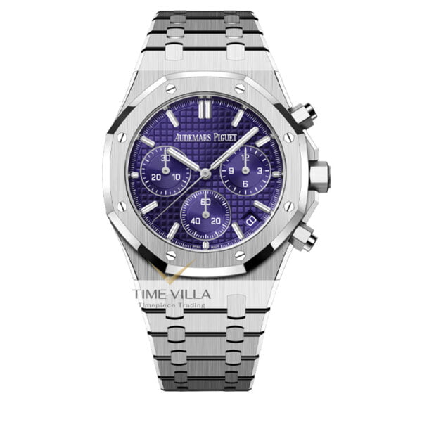 Royal Oak 41mm Chronograph Purple Dial White Gold 26240BC