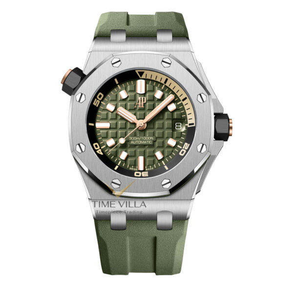 Royal Oak Offshore Diver Green Steel 42mm 15720ST